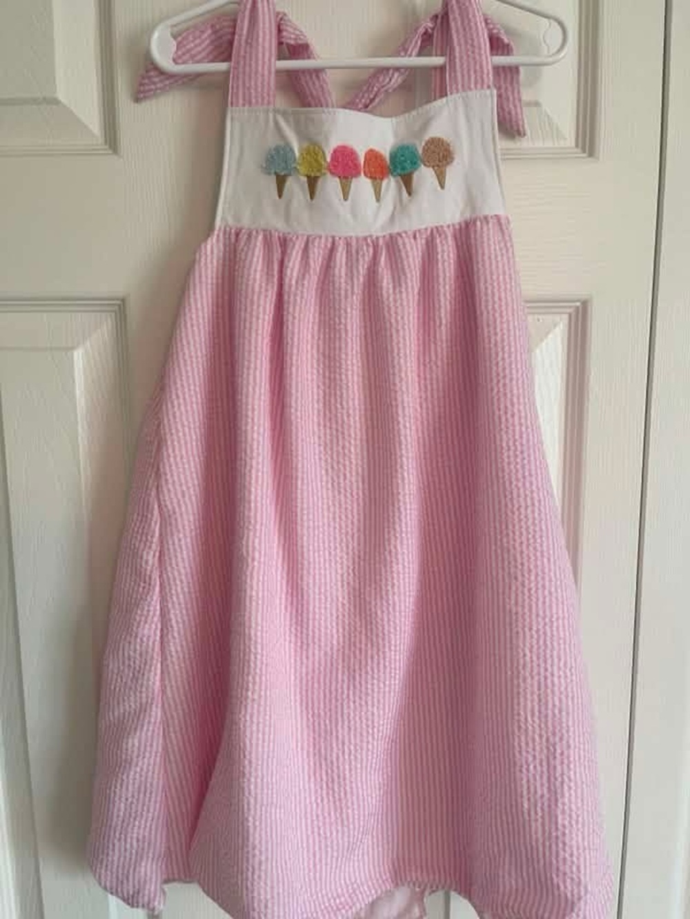Abby & Evie Pink Ice Cream dress size 7